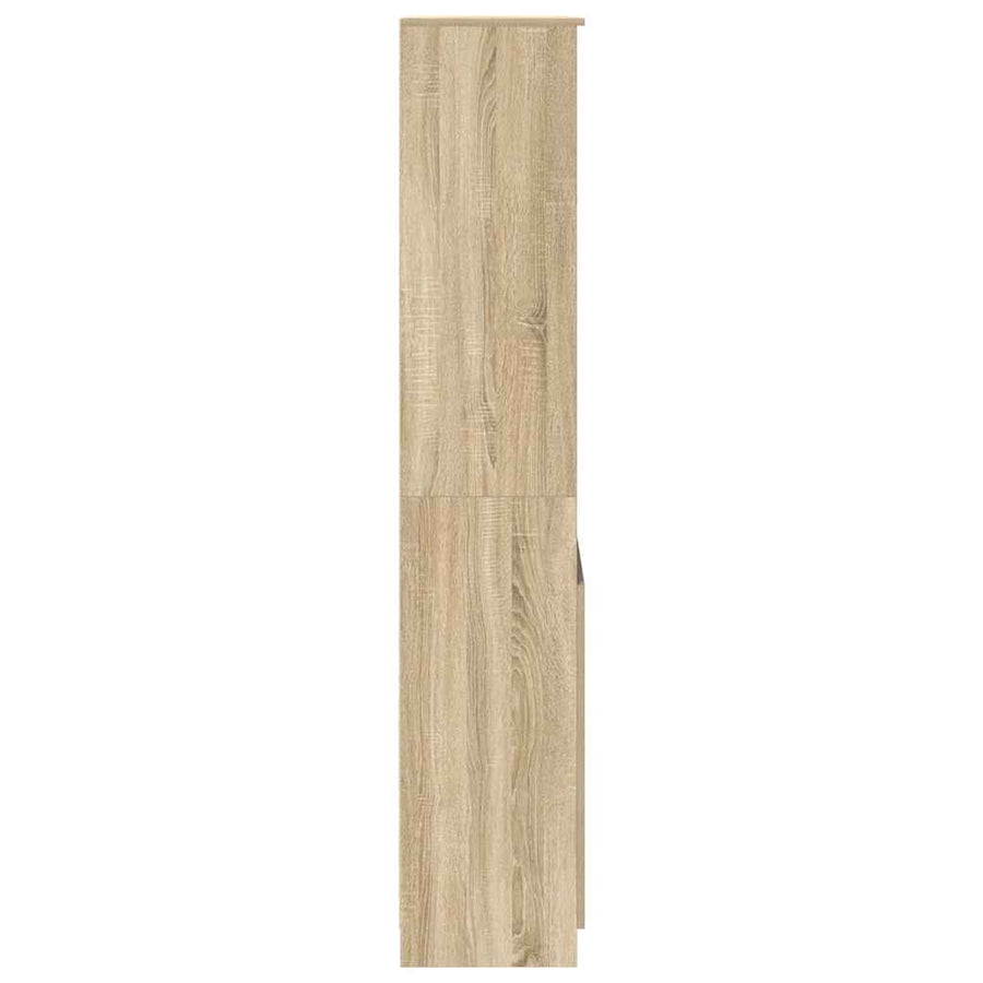 Highboard 50x35x180 cm spaanplaat sonoma eikenkleurig