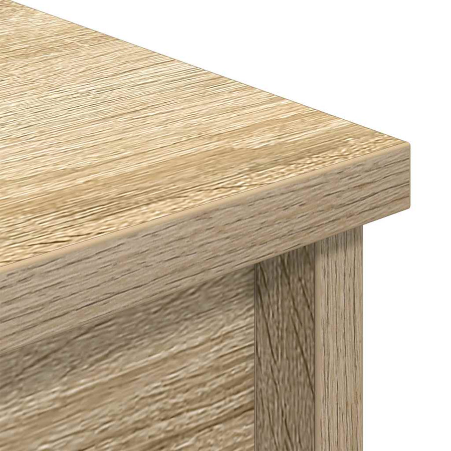 Highboard 50x35x180 cm spaanplaat sonoma eikenkleurig