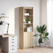 Highboard 50x35x180 cm spaanplaat sonoma eiken