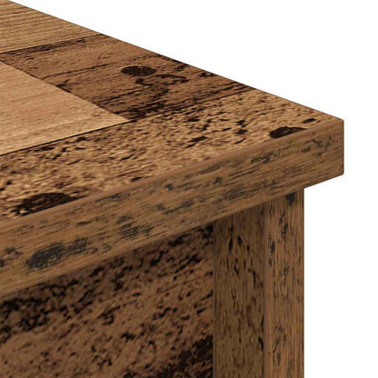 Hoge kast 70x35x180 cm spaanplaat oud hout