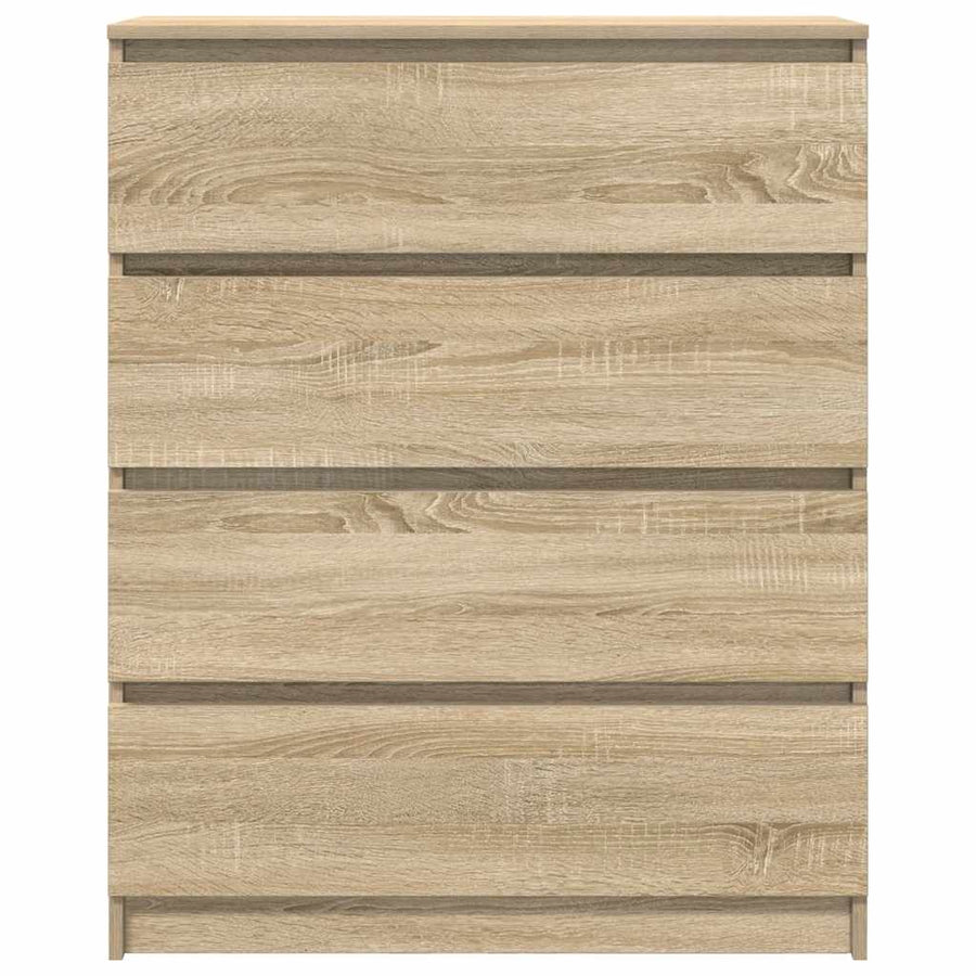 Dressoir 80x35x99 cm spaanplaat Sonoma eikenkleurig