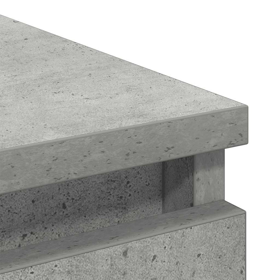 Dressoir 80x35x99 cm spaanplaat betongrijs
