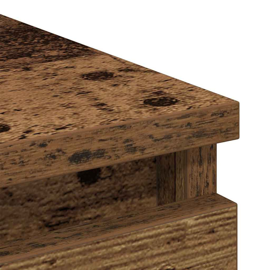 Dressoir 80x35x99 cm spaanplaat oud hout