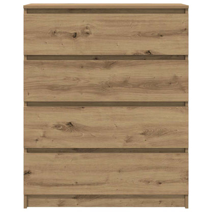Dressoir 80X35X99 Cm Spaanplaat Artisan Eikenkleurig artisanaal eikenkleurig