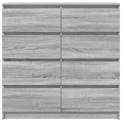 Dressoir 100x35x99 cm spaanplaat grijs sonoma