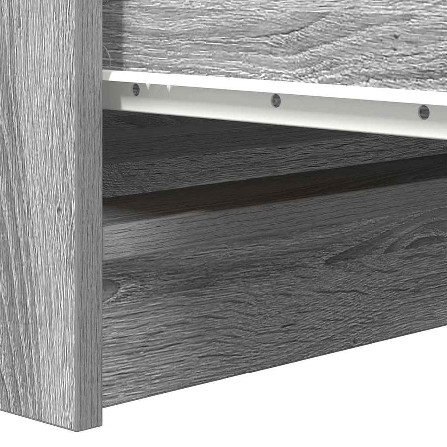 Dressoir 100x35x99 cm spaanplaat grijs sonoma