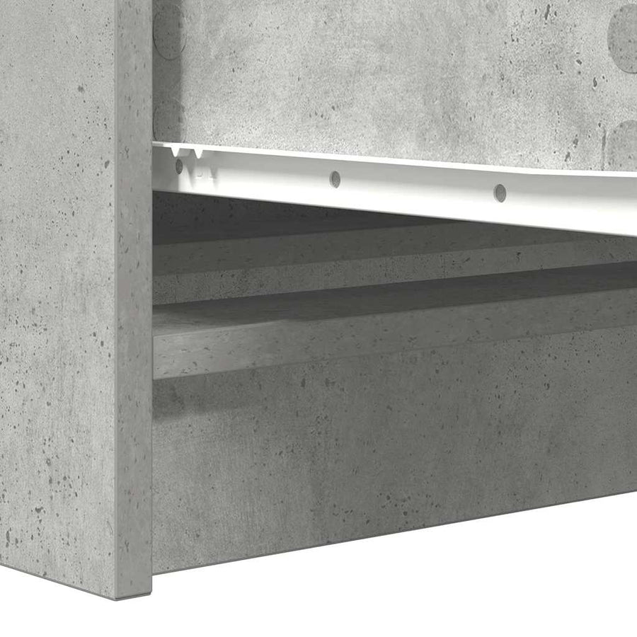 Dressoir 100x35x76 cm spaanplaat betongrijs