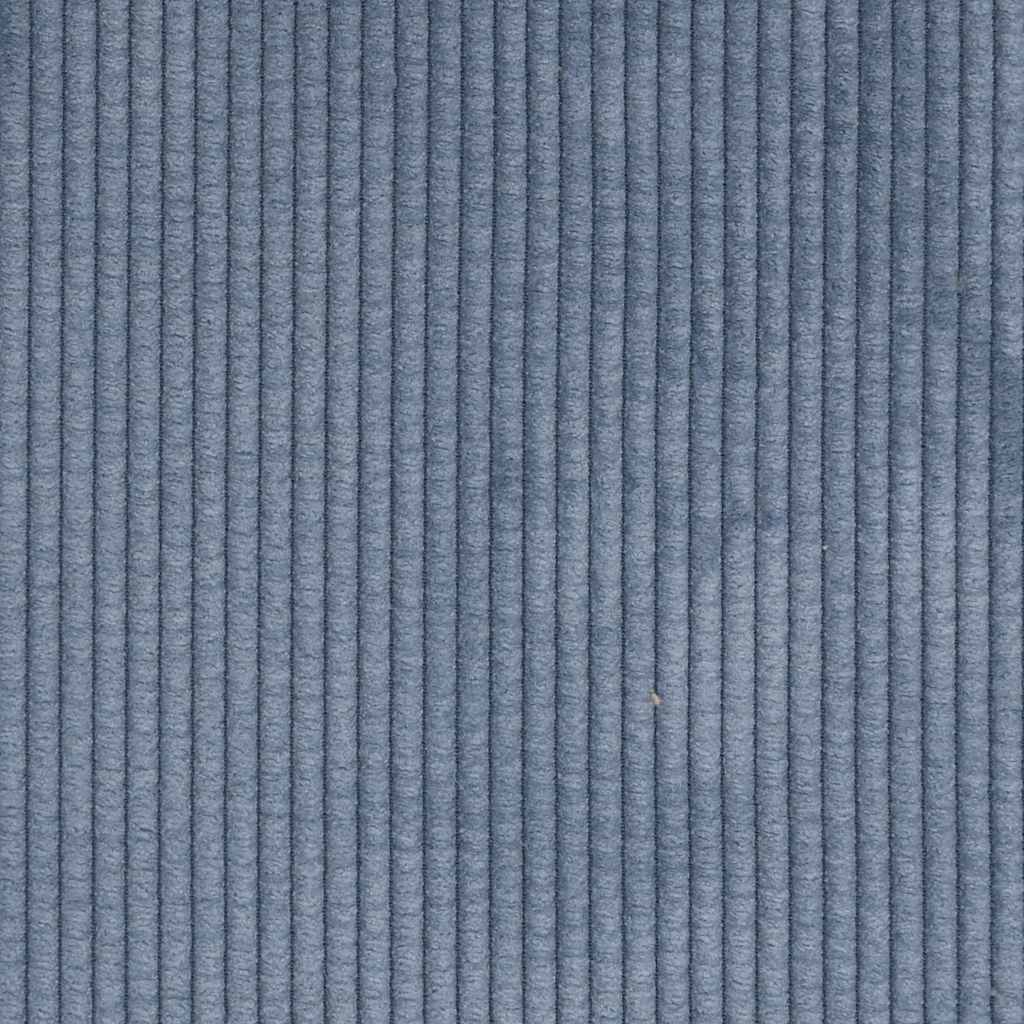 2-zitsbank met ligstoel L-vormig 125 cm linnen blauw