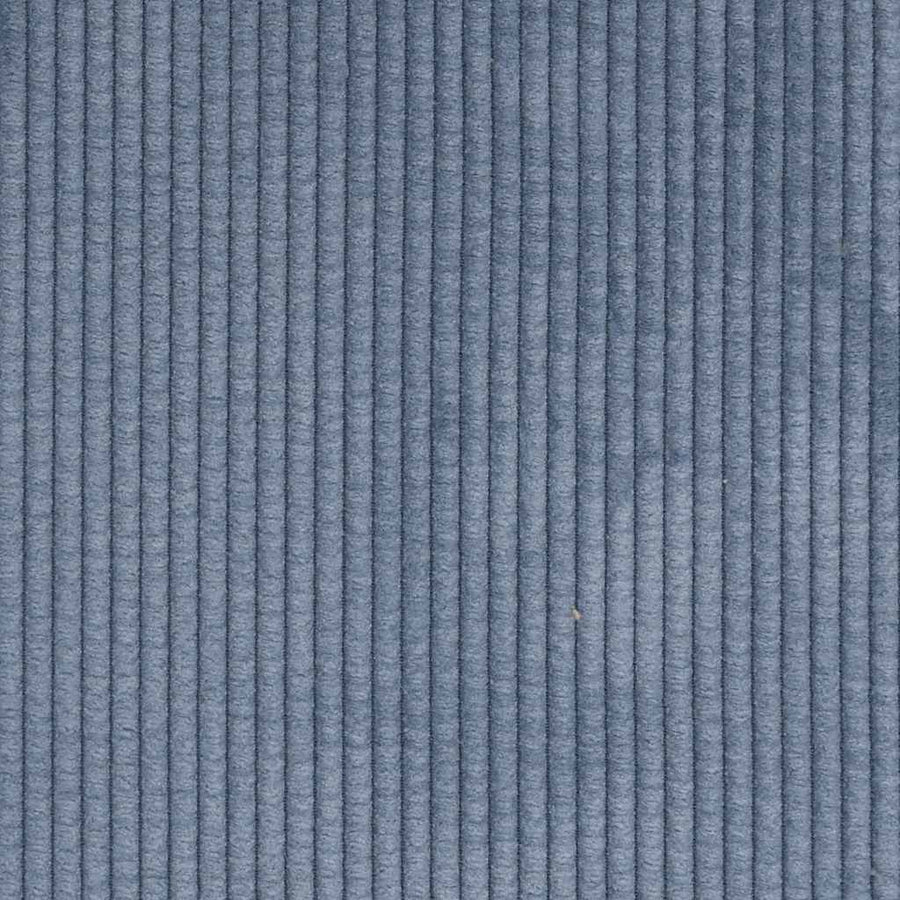 2-zitsbank met ligstoel L-vormig 125 cm linnen blauw