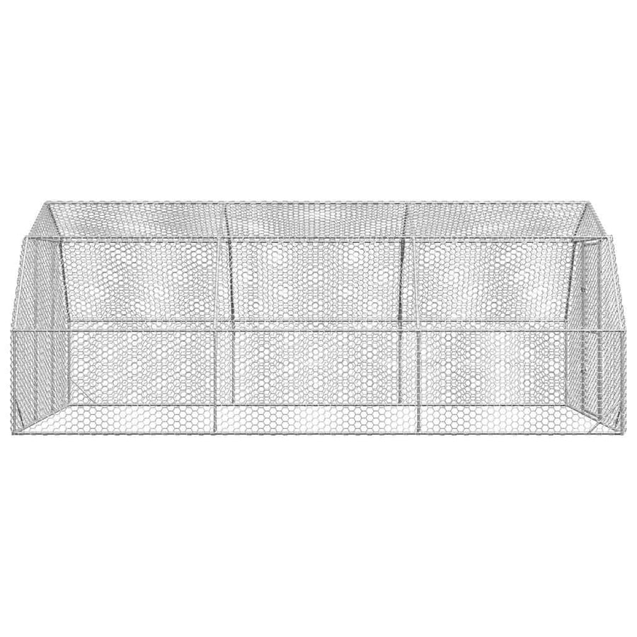 Kippenren 2,5x6x2,25 m gegalvaniseerd staal