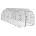 Chicken coop 2.5x8x2.25 m galvanized steel