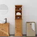 Badkamermeubelset met plank VIGO 2 pcs Bruin en Honingbruin