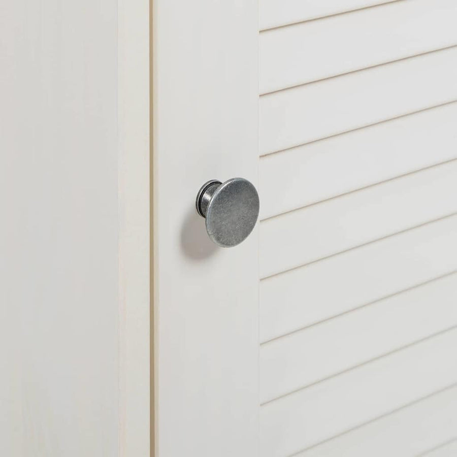 Badkamermeubelset met plank 2 pcs Bruin en wit 37 x 34 x 150 cm