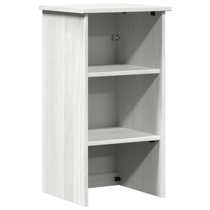 Badkamermeubelset met plank 2 pcs Bruin en wit 37 x 34 x 150 cm