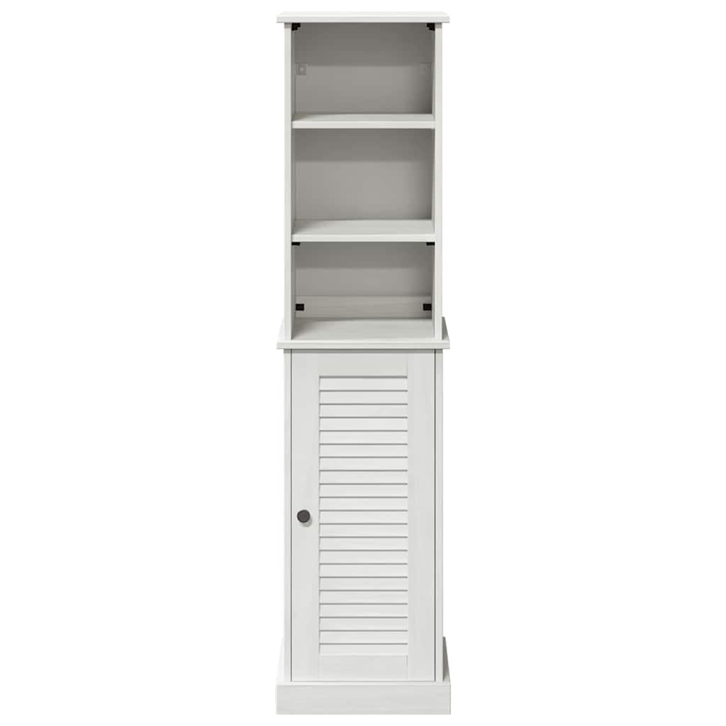 Badkamermeubelset met plank 2 pcs Bruin en wit 37 x 34 x 150 cm