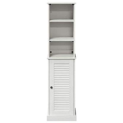 Badkamermeubelset met plank 2 pcs Bruin en wit 37 x 34 x 150 cm