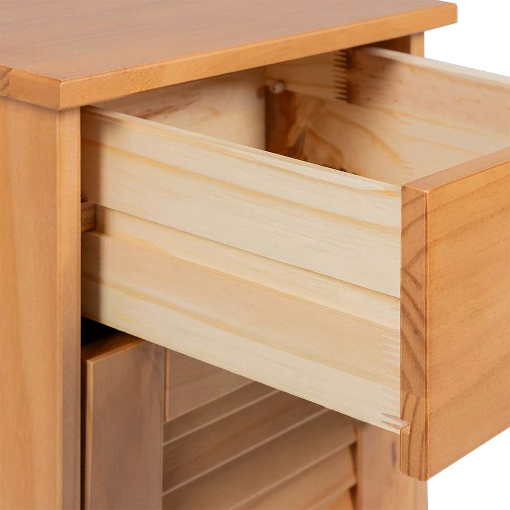 Badkamerkast VIGO 2 st Bruin en Honingbruin 37 x 34 x 80 cm