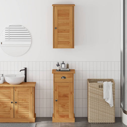 Badkamerkast VIGO 2 st Bruin en Honingbruin 37 x 34 x 80 cm