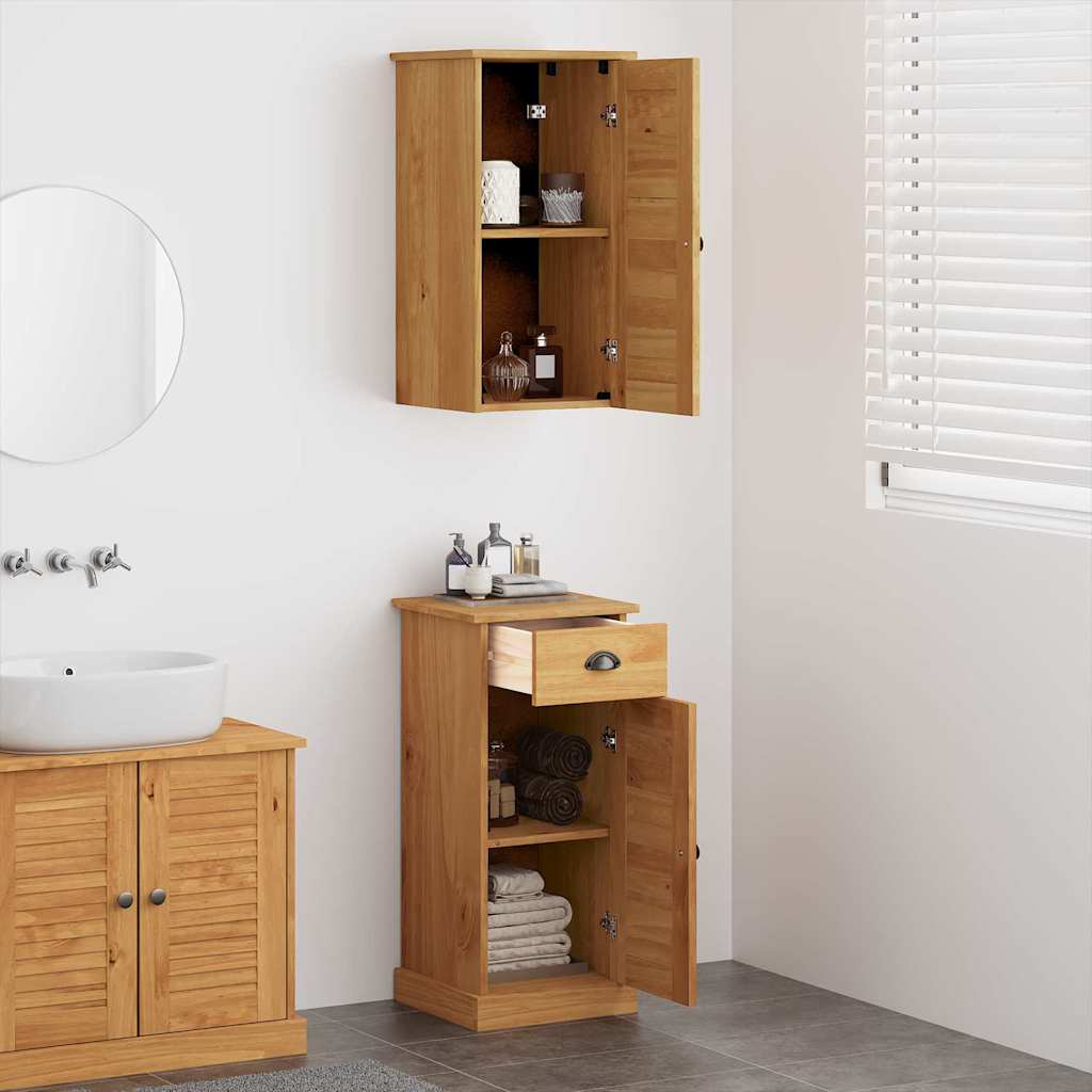 Badkamerkast VIGO 2 st Bruin en Honingbruin 37 x 34 x 80 cm