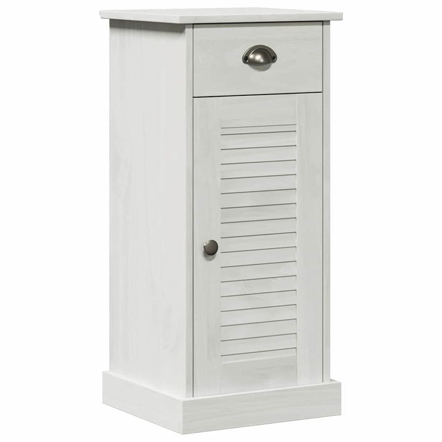 Badkamermeubelset met lade met plank 2 pcs Bruin en wit 37 x 34 x 80 cm