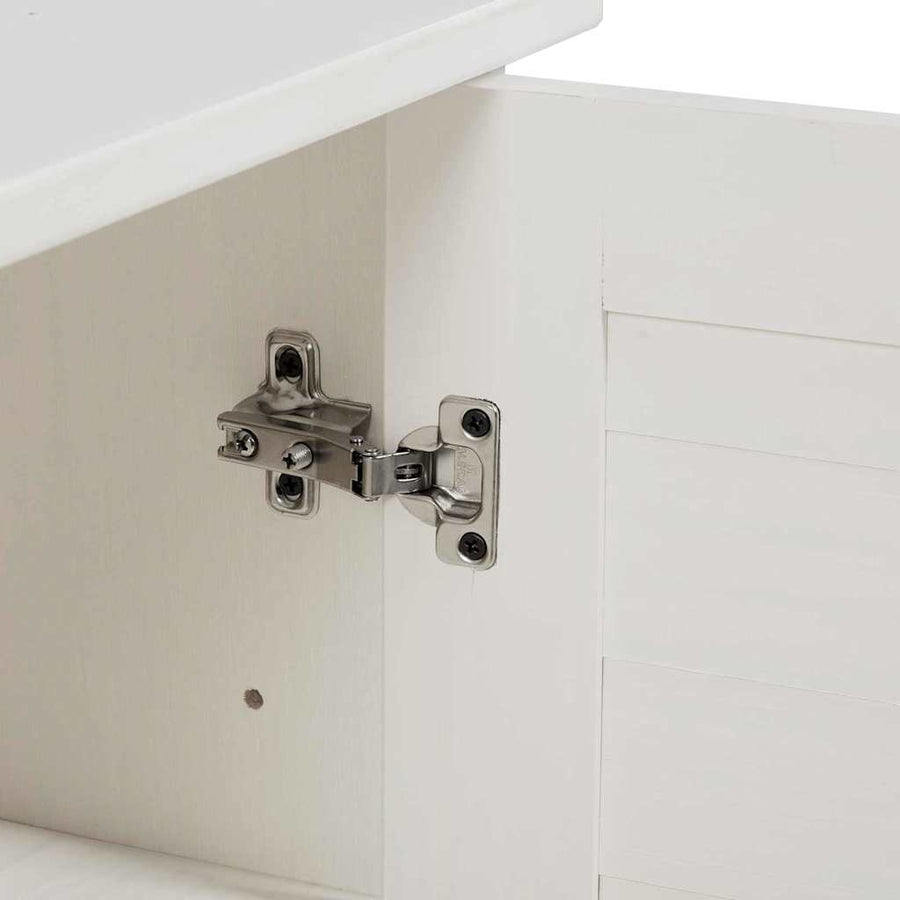 Badkamermeubelset met plank met opslag met de deur 2 pcs Bruin 67.5 x 34 x 80 cm