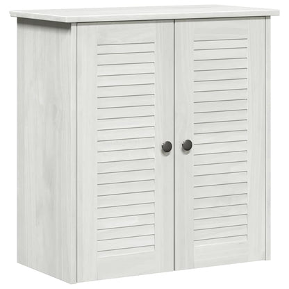 Badkamermeubelset met plank met opslag met de deur 2 pcs Bruin 67.5 x 34 x 80 cm