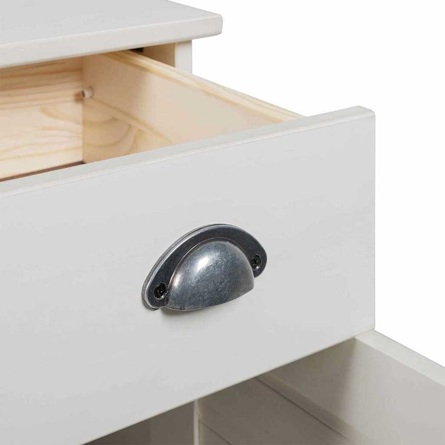 Badkamermeubelset met lade met plank met opslag met de deur 2 pcs Bruin 67.5 x 34 x 80 cm