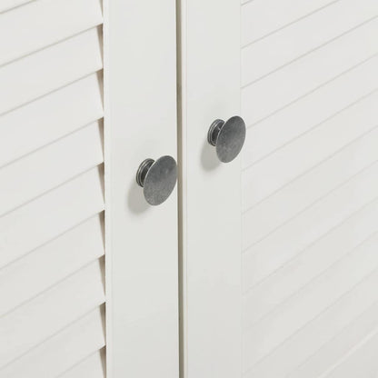Badkamermeubelset met lade met plank met opslag met de deur 2 pcs Bruin 67.5 x 34 x 80 cm