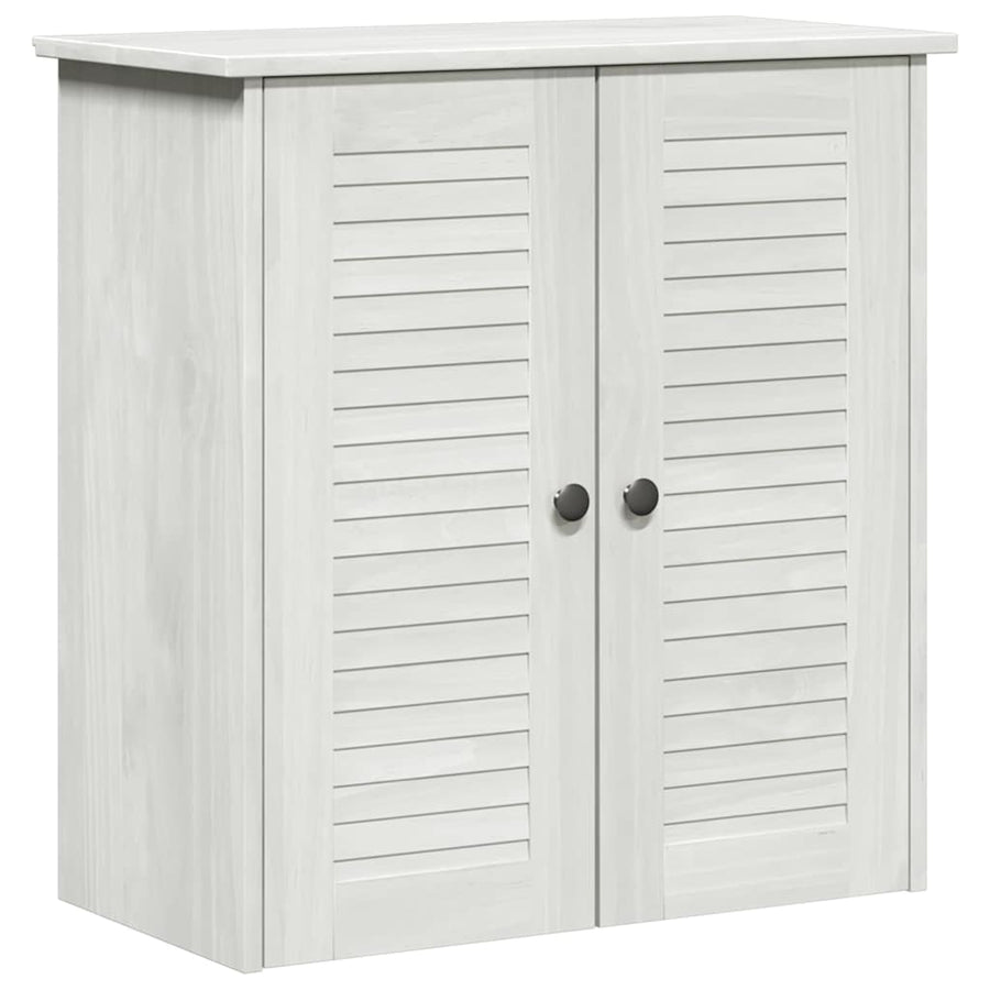 Badkamermeubelset met lade met plank met opslag met de deur 2 pcs Bruin 67.5 x 34 x 80 cm