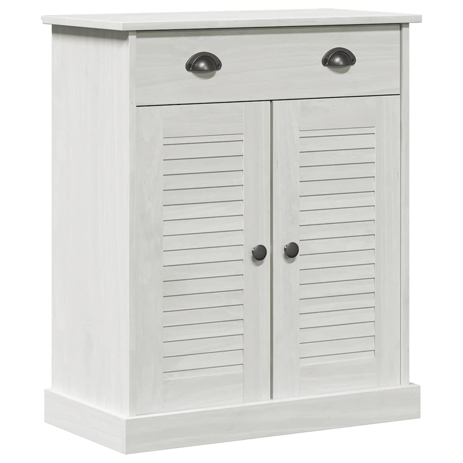 Badkamermeubelset met lade met plank met opslag met de deur 2 pcs Bruin 67.5 x 34 x 80 cm
