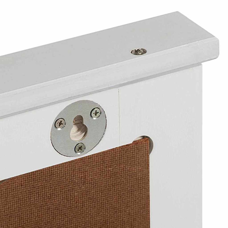 Badkamermeubelset met lade met plank Wandgemonteerd met opslag met de deur met spiegel 3 pcs Bruin 37 x 34 x 80 cm