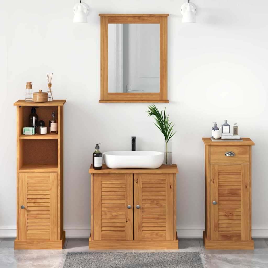 Badkamermeubelset VIGO 4 st Honingbruin 37 x 34 x 110 cm
