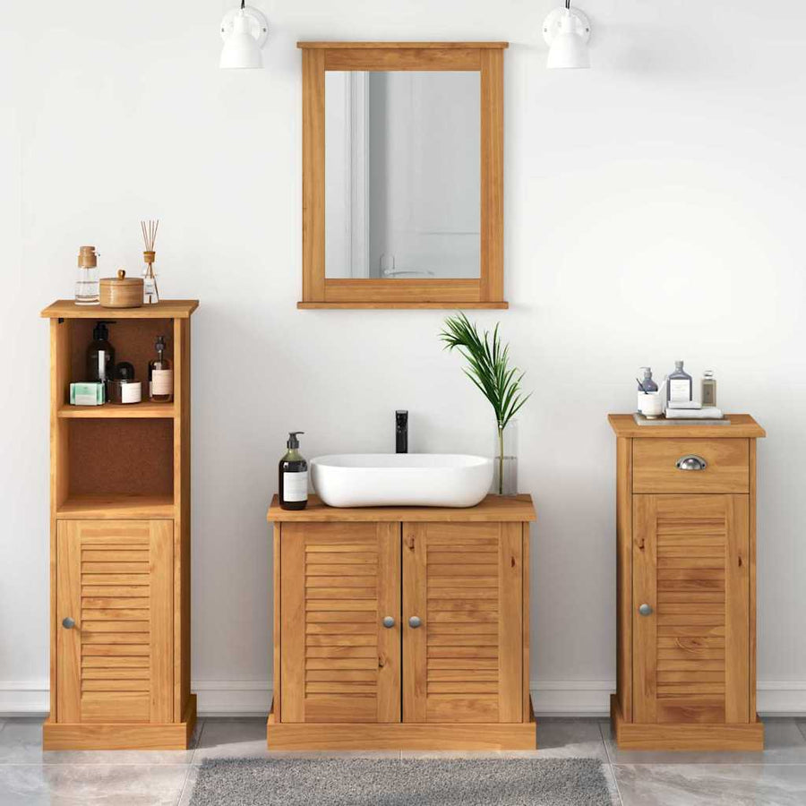 Badkamermeubelset VIGO 4 st Honingbruin 37 x 34 x 110 cm