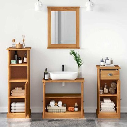 Badkamermeubelset VIGO 4 st Honingbruin 37 x 34 x 110 cm