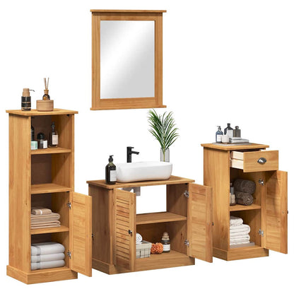 Badkamermeubelset VIGO 4 st Honingbruin 37 x 34 x 110 cm