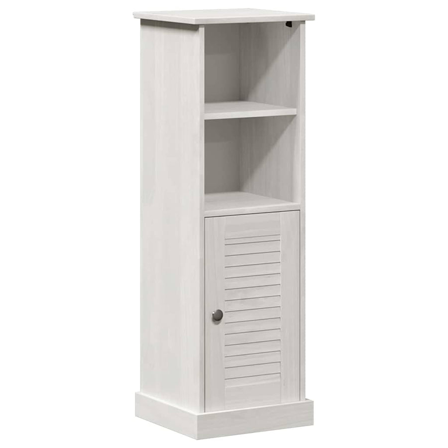 Badkamermeubelset met lade met plank 3 pcs Antiekwit 37 x 34 x 110 cm