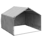 Hondenhok 2x2x1,5 m gegalvaniseerd staal