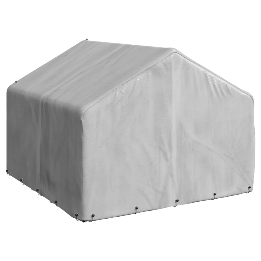 Hondenkennel buiten met deksel 2x2x1,5 m gegalvaniseerd staal