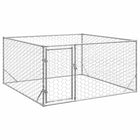 Hondenhok 2x2x1 m gegalvaniseerd staal