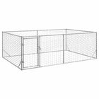 Outdoor Dog Kennel with Door 3x2x1 m Galvanized Steel
