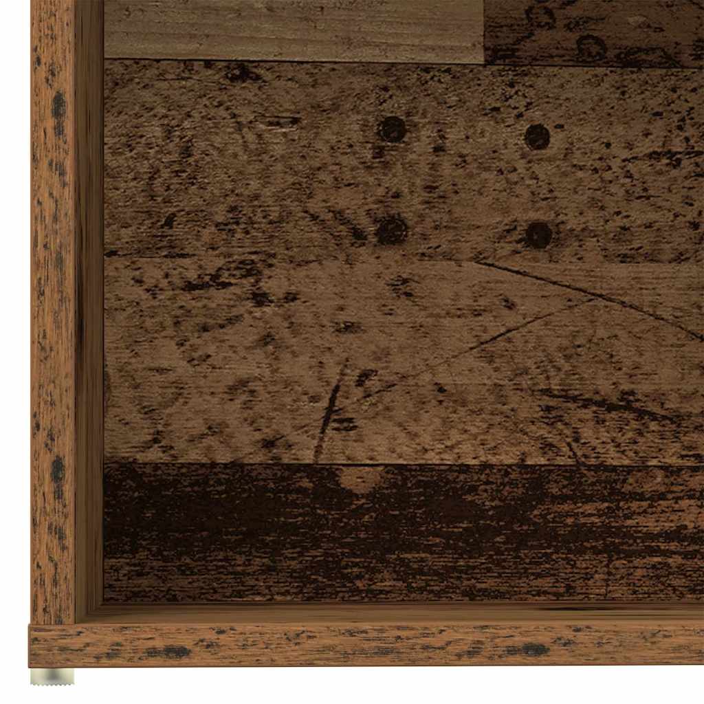 Boekenkasten 3 st bewerkt hout oud houtkleurig