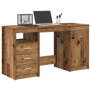 Bureau met kast technisch hout