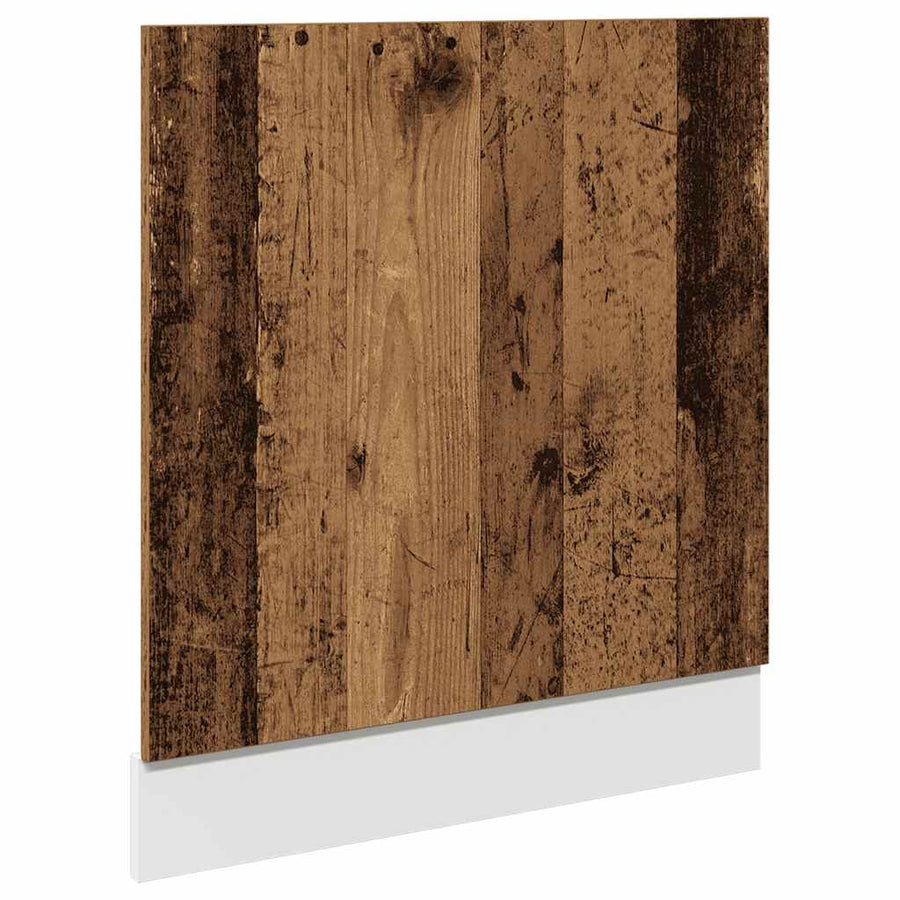 11-delige Keukenkastenset bewerkt hout oud houtkleurig