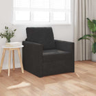 Sofa Bed Black 74 x 77 x 81 cm Velvet