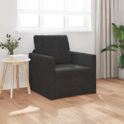 Slaapbank 74x77x81 cm zwart fluweel