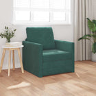 Slaapbank 60 cm donkergroen fluweel