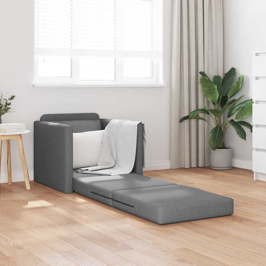 Slaapbank 60cm Donkergrijs Stof