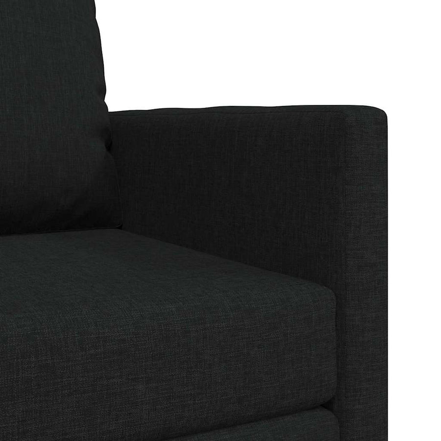 Slaapbank 60cm Zwart Stof