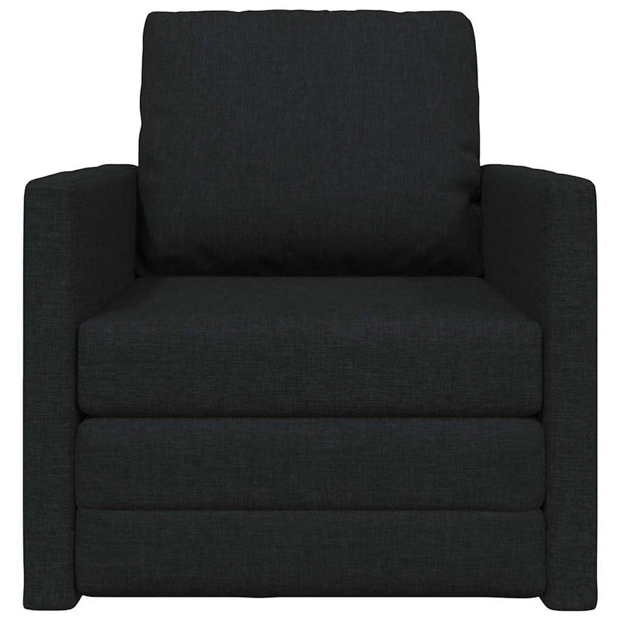 Slaapbank 60cm Zwart Stof