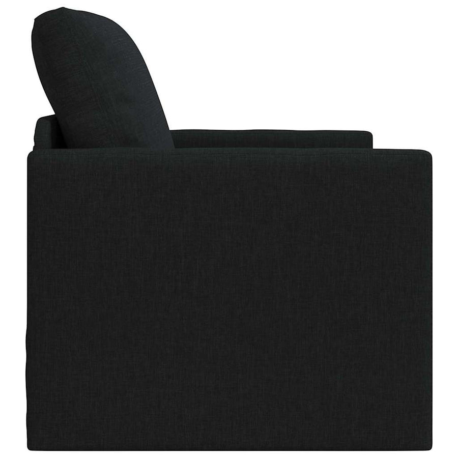 Slaapbank 60cm Zwart Stof